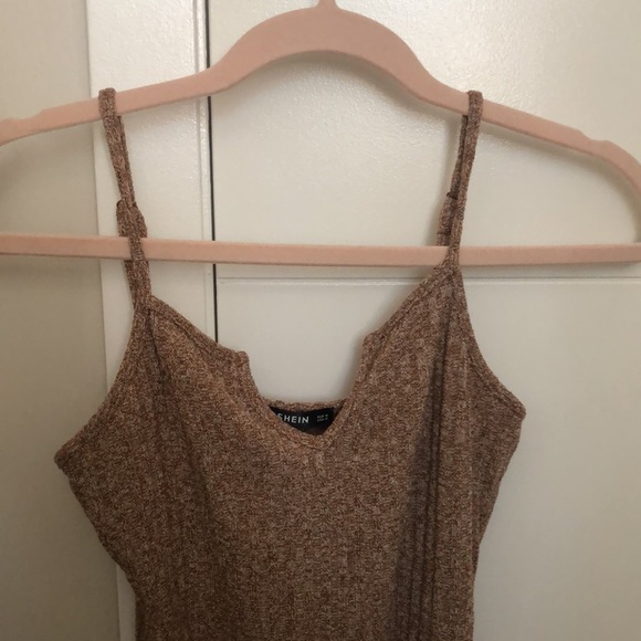 Shein nude ribbed bodysuit - Picture 2 of 3